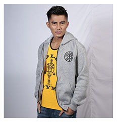 Jacket Hoodie Grey